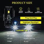 Fendinebbia LED auto 30W 6000K+3000K doppio colore 12 LED CSP