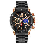 SKMEI 9235 Orologio al quarzo uomo acciaio 30m