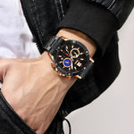 SKMEI 9235 Orologio al quarzo uomo acciaio 30m