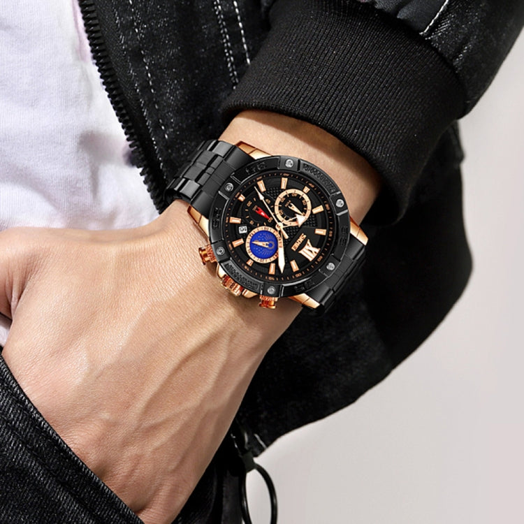 SKMEI 9235 Orologio al quarzo uomo acciaio 30m