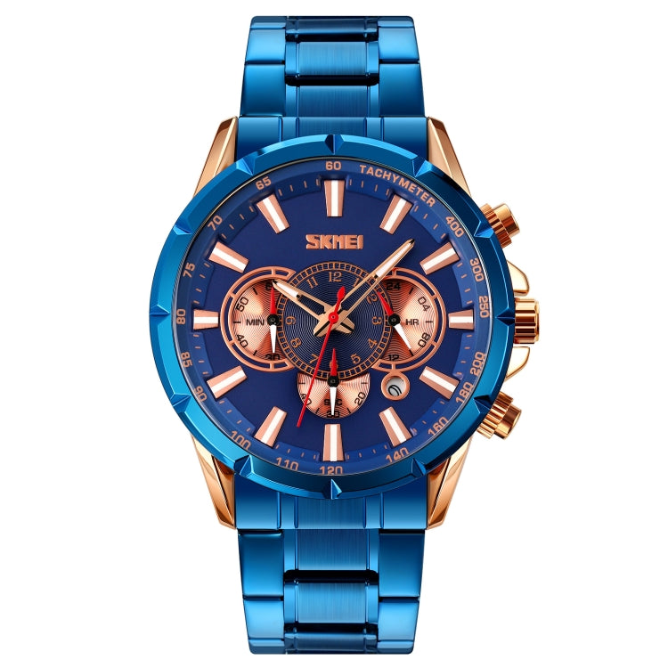 SKMEI 9241 Orologio al quarzo uomo acciaio inox