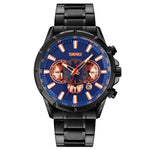 SKMEI 9241 Orologio al quarzo uomo acciaio inox