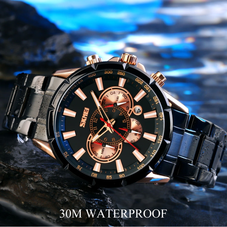 SKMEI 9241 Orologio al quarzo uomo acciaio inox