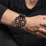 SKMEI 9241 Orologio al quarzo uomo acciaio inox