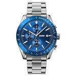 SKMEI 9253 orologio cronometro da uomo acciaio 30m