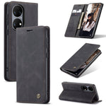 Custodia portafoglio in pelle con flip per Huawei P50