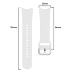Cinturino in silicone ricambio per Samsung Galaxy Watch4 Classic