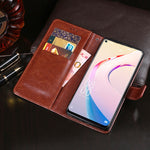 Custodia portafoglio in pelle PU per Oukitel C21 Pro
