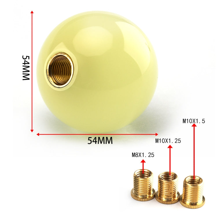 Pomello cambio luminoso universale per auto con adattatori