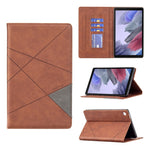Custodia portafoglio in pelle con rotazione per Galaxy Tab A7 Lit