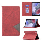 Custodia portafoglio in pelle con rotazione per Galaxy Tab A7 Lit