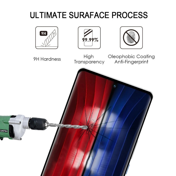 Pellicola in vetro temperato a schermo intero con bordo curvo 3D, For vivo iQOO 8 Pro (1 PC)