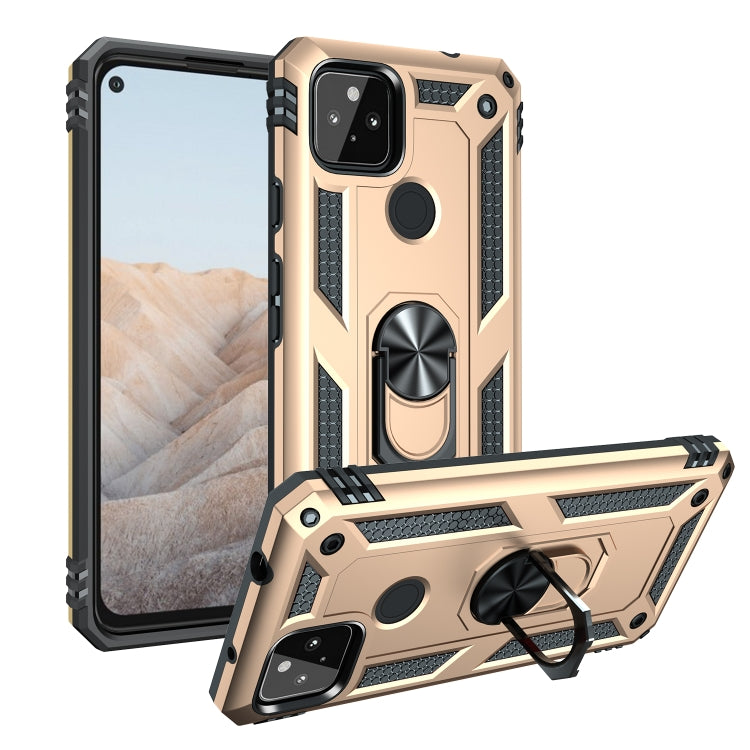 Custodia protettiva antiurto in TPU + PC con supporto girevole a 360 gradi, For Motorola Moto G30 / G10, For Google Pixel 5A 5G