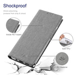 Custodia portafoglio in pelle TPU con slot carte per Sony Xperia