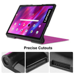 Custodia Custer Texture Flip orizzontale in pelle PU con supporto e funzione Sleep / Wake-up, For Lenovo Yoga Tab 11 / YT-J706X