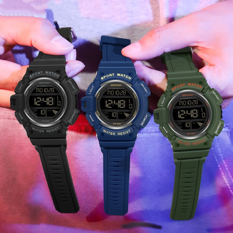 SANDA 2106 Orologio Digitale Sportivo LED Uomo