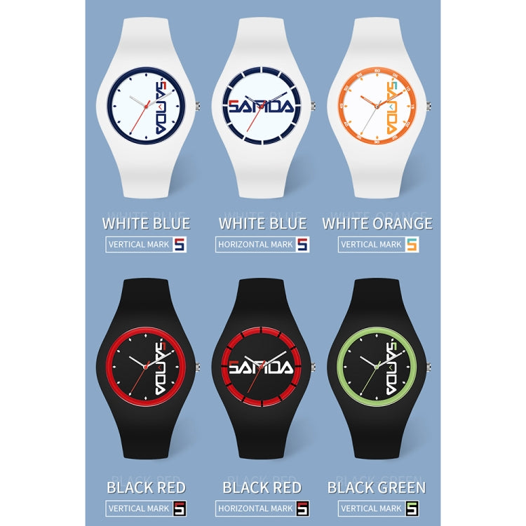SANDA 6076 Orologio da donna con cinturino in silicone