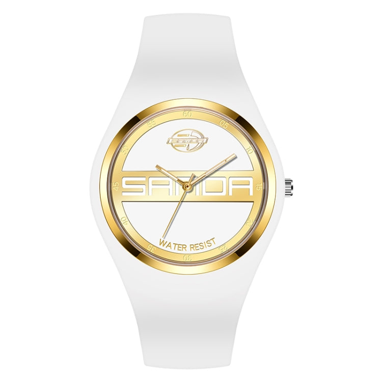SANDA 6077 Orologio donna al quarzo con cinturino silicone