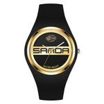 SANDA 6077 Orologio donna al quarzo con cinturino silicone