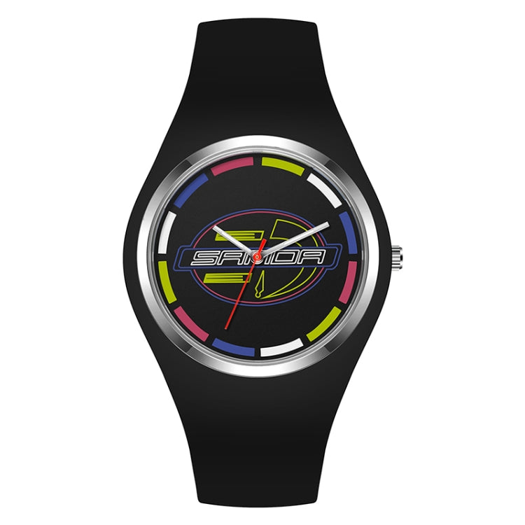 SANDA 6077 Orologio donna al quarzo con cinturino silicone
