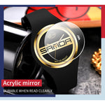 SANDA 6077 Orologio donna al quarzo con cinturino silicone