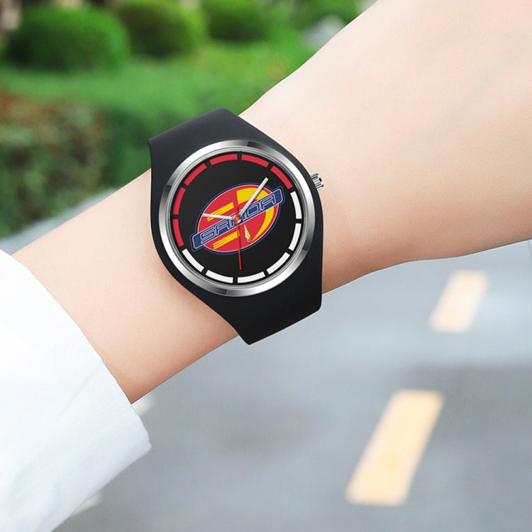 SANDA 6077 Orologio donna al quarzo con cinturino silicone