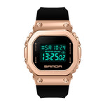 SANDA 9006 Orologio sportivo digitale LED quadrato