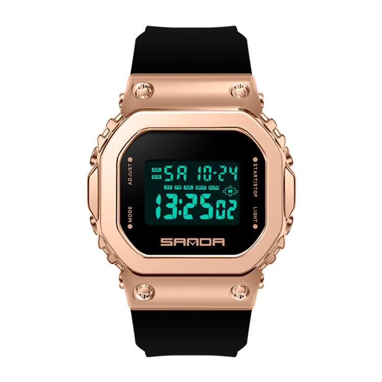 SANDA 9006 Orologio sportivo digitale LED quadrato