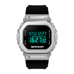 SANDA 9006 Orologio sportivo digitale LED quadrato