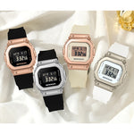 SANDA 9006 Orologio sportivo digitale LED quadrato