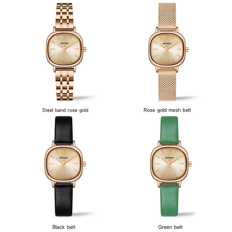 SANDA P1098 Orologio donna al quarzo quadrante ovale