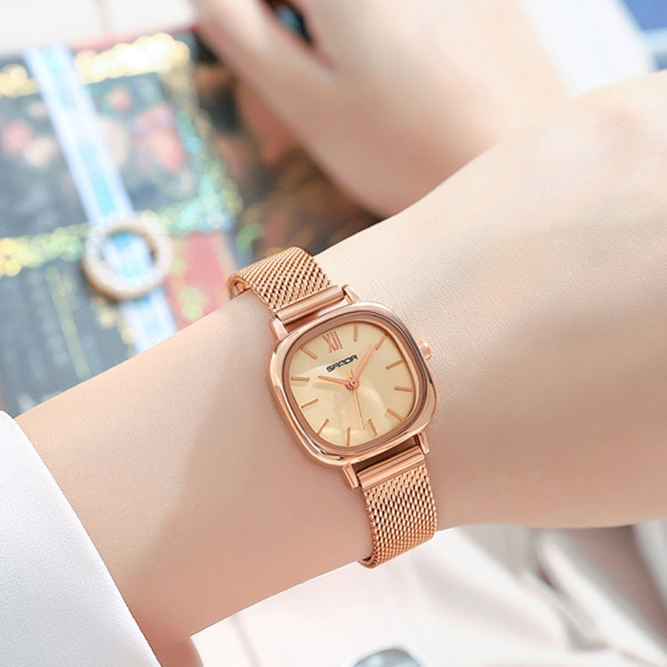 SANDA P1098 Orologio donna al quarzo quadrante ovale