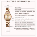 SANDA P1098 Orologio donna al quarzo quadrante ovale