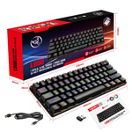 Tastiera meccanica 61 tasti Bluetooth 5.0 2.4G Type-C