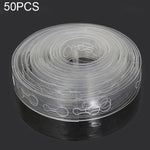 Catena per palloncini in plastica 5 m 50 pezzi