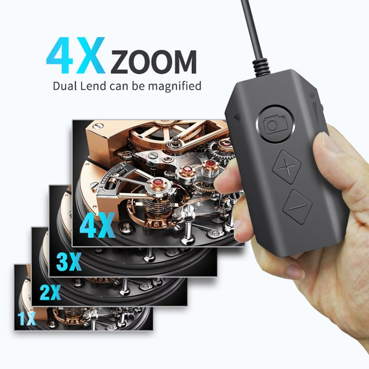 Telecamera endoscopio WiFi 5MP Dual-Lens 12mm
