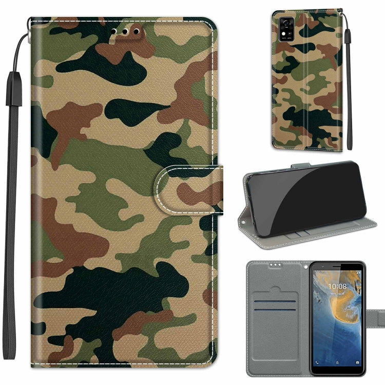 Custodia portafoglio in pelle PU per ZTE Blade A31