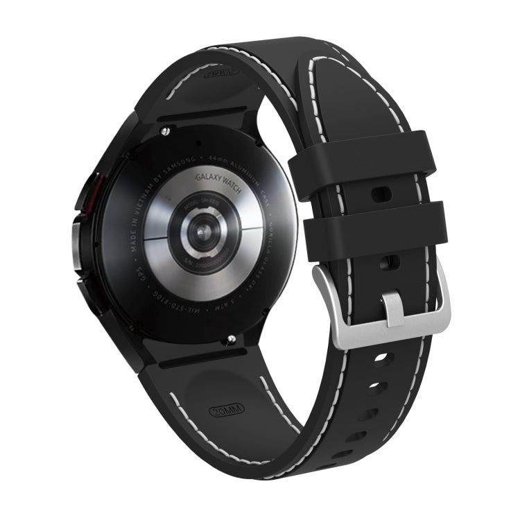 Cinturino in silicone con cuciture per Samsung Galaxy Watch4