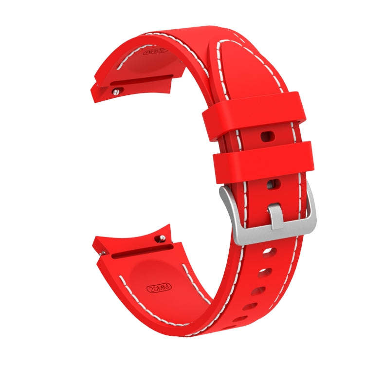 Cinturino in silicone con cuciture per Samsung Galaxy Watch4