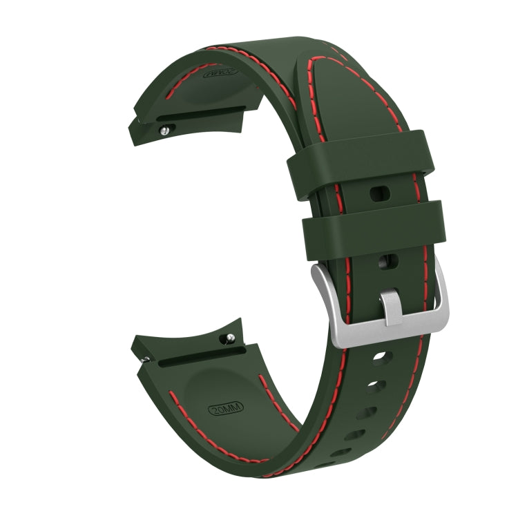 Cinturino in silicone con cuciture per Samsung Galaxy Watch4