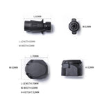 Presa connettore rimorchio 7 pin 12V in plastica