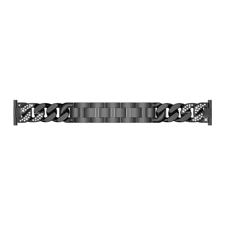 Cinturino ricambio denim con diamanti 22mm per Garmin Vivoactive