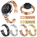 Cinturino ricambio denim con diamanti 22mm per Garmin Vivoactive