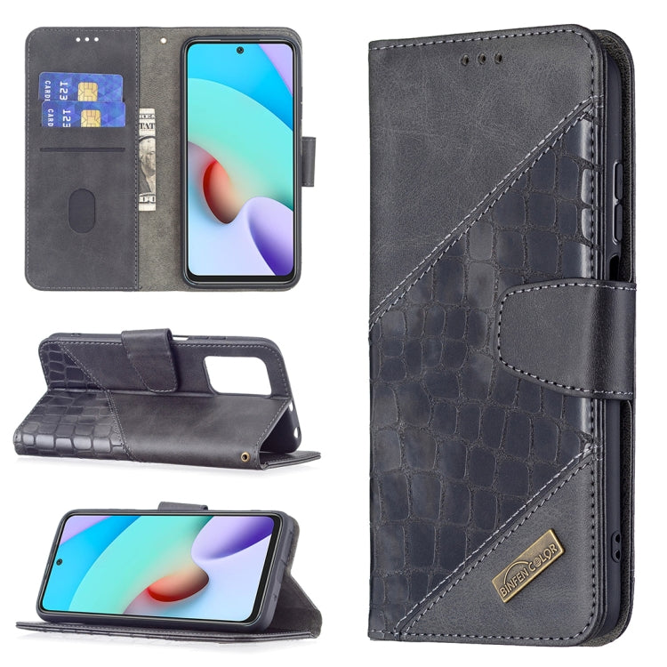 Custodia portafoglio in pelle sintetica per Xiaomi Redmi 10