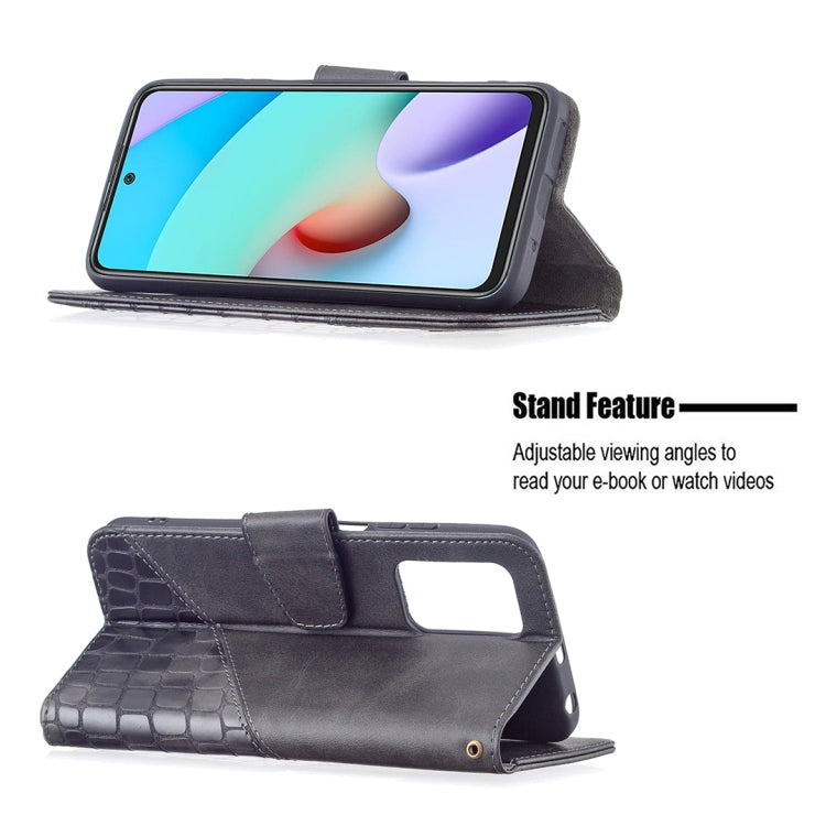 Custodia portafoglio in pelle sintetica per Xiaomi Redmi 10