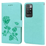 Custodia portafoglio in pelle PU rosa per Xiaomi Redmi 10