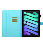 Custodia in pelle flip orizzontale con supporto per iPad mini 2024 / mini 6