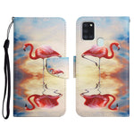 Custodia portafoglio in pelle per Samsung Galaxy A21s