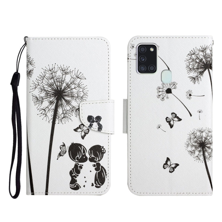 Custodia portafoglio in pelle per Samsung Galaxy A21s