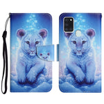 Custodia portafoglio in pelle per Samsung Galaxy A21s